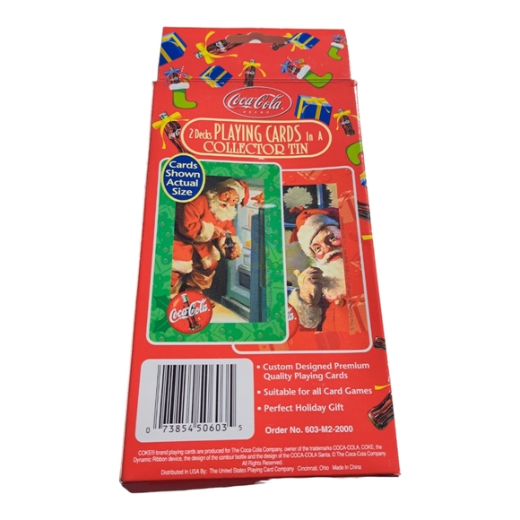 Coca Cola Bicycle Cards Collectible Tin - Picture 4 of 5